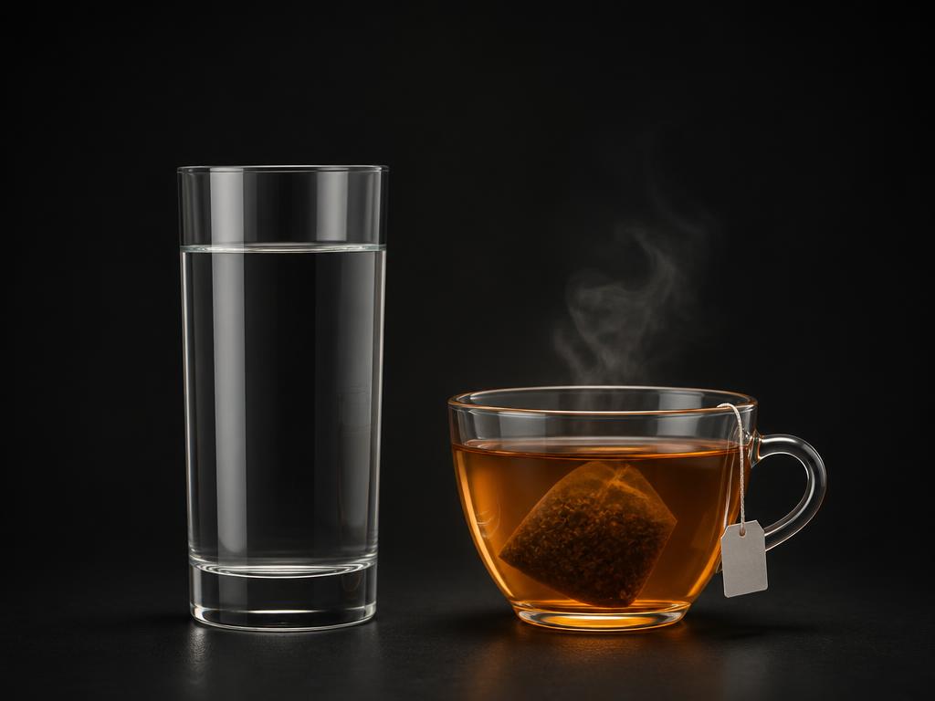 Pure water + tea or coffee