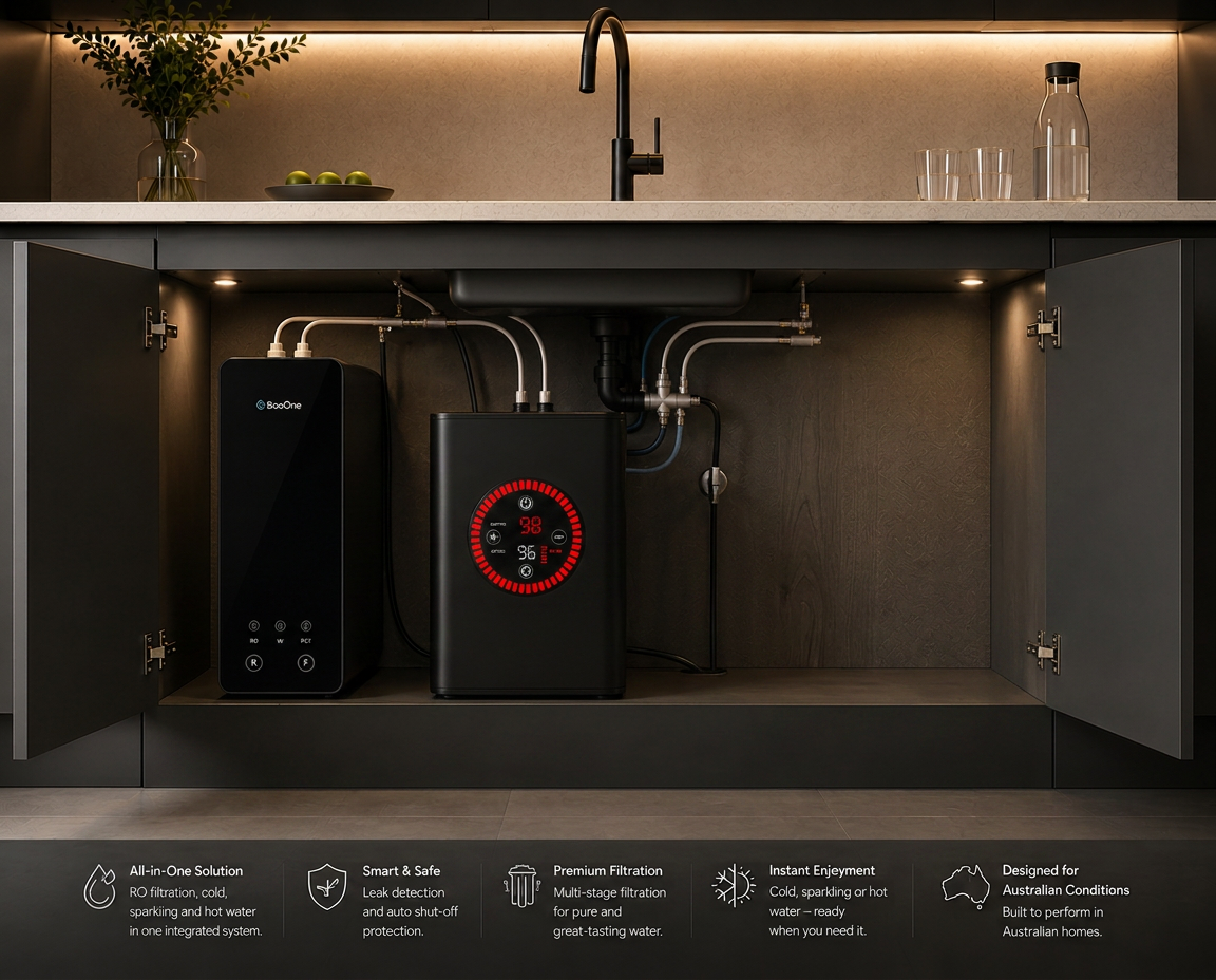 BooOne Pure + Hot under-sink system
