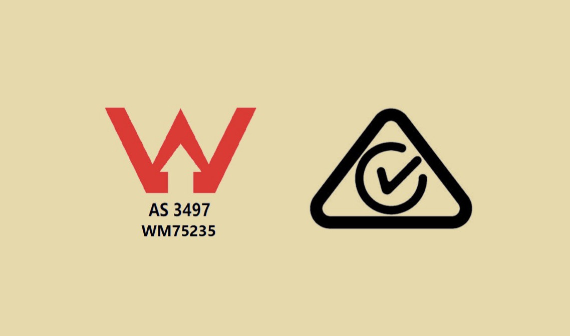 WaterMark and RCM certification marks